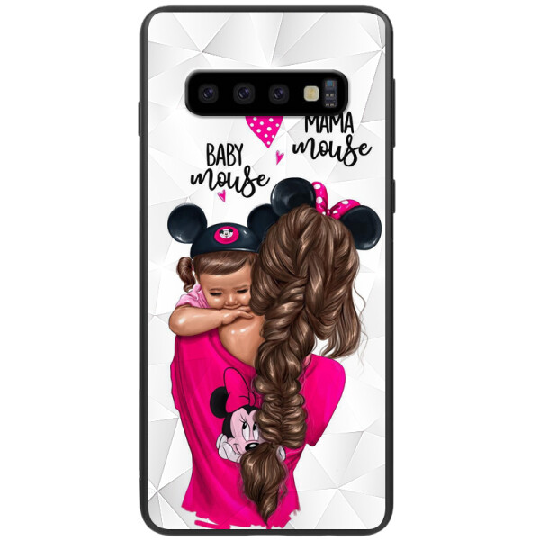 

TPU+PC чехол Prisma Ladies для Samsung Galaxy S10+ Mama mouse (115947)