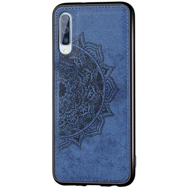 

TPU+Textile чехол Mandala с 3D тиснением для Samsung Galaxy A70 (A705F) Синий (104151)
