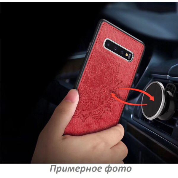 

TPU+Textile чехол Mandala с 3D тиснением для Xiaomi Mi CC9 / Mi 9 Lite Красный (108067)