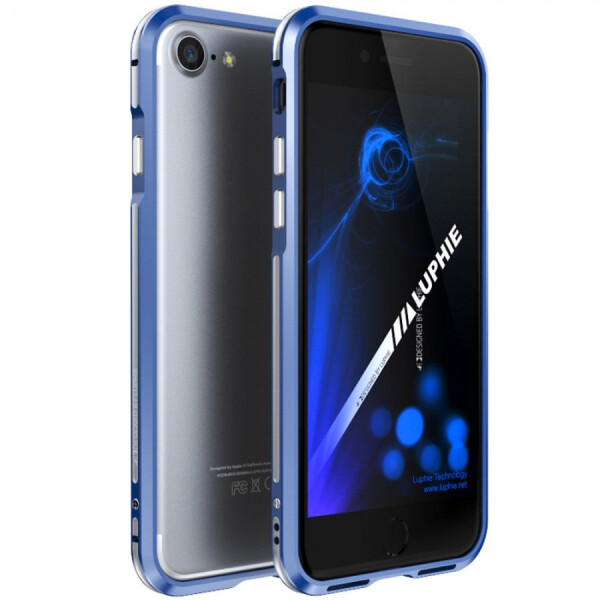 

Алюминиевый бампер Luphie Blade Sword для Apple iPhone 7 / 8 (4.7) Синий / Серебряный (51066)