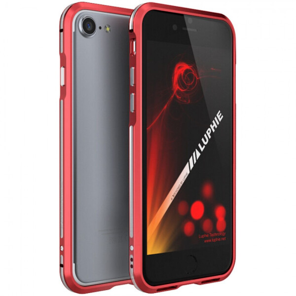 

Алюминиевый бампер Luphie Blade Sword для Apple iPhone 8 (4.7) Красный / Серебряный (51064)