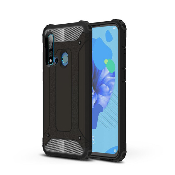 

Бронированный противоударный TPU+PC чехол Immortal для Huawei Nova 5i / P20 lite (2019) Черный (109939)