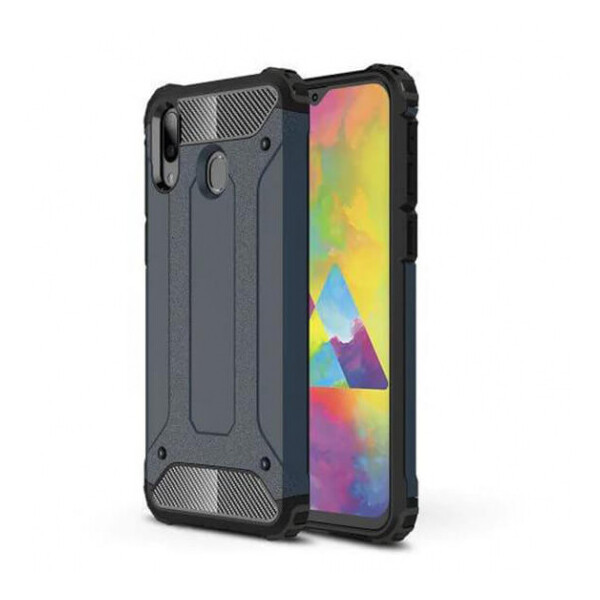 

Бронированный противоударный TPU+PC чехол Immortal для Samsung Galaxy A20 (A205F) Серый / Metal slate (101779)