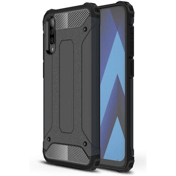

Бронированный противоударный TPU+PC чехол Immortal для Samsung Galaxy A50 (A505F) / A50s / A30s Металл / Gun Metal (101786)