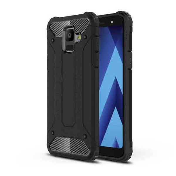 

Бронированный противоударный TPU+PC чехол Immortal для Samsung Galaxy A6 (2018) Черный (83489)