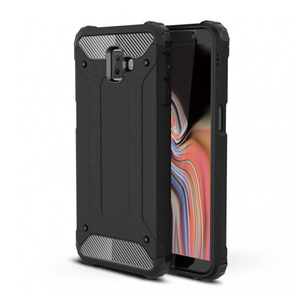 

Бронированный противоударный TPU+PC чехол Immortal для Samsung Galaxy J6+ (2018) (J610F) Металл / Gun Metal (89212)