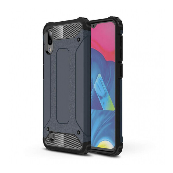 

Бронированный противоударный TPU+PC чехол Immortal для Samsung Galaxy M10 Серый / Metal slate (100061)