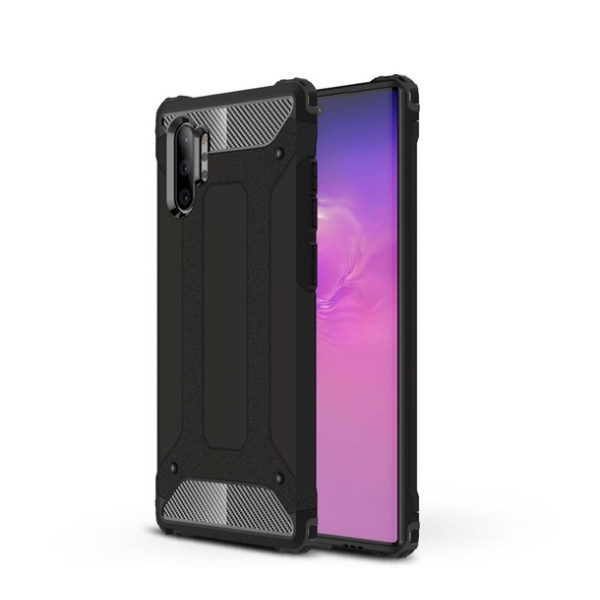 

Бронированный противоударный TPU+PC чехол Immortal для Samsung Galaxy Note 10 Plus Черный (109953)