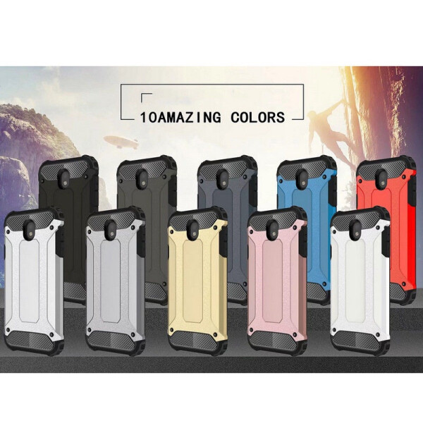 

Бронированный противоударный TPU+PC чехол Immortal для Samsung J530 Galaxy J5 (2017) Металл / Gun Metal (56945)