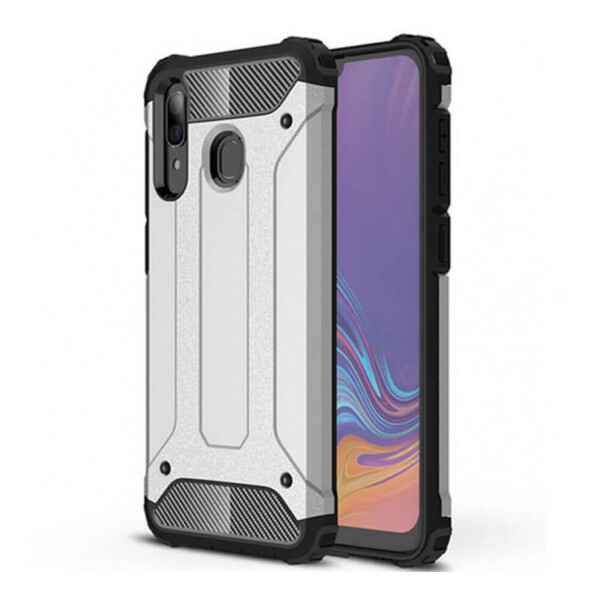 

Бронированный противоударный TPU+PC чехол SPIGEN (HC) для Samsung Galaxy A40 (A405F) Серебряный (102809)