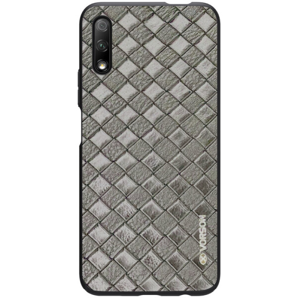 

Кожаная накладка VORSON Braided leather series для Huawei P Smart Pro / Honor 9X (China) Серый, Красный с черной полосой (112857)