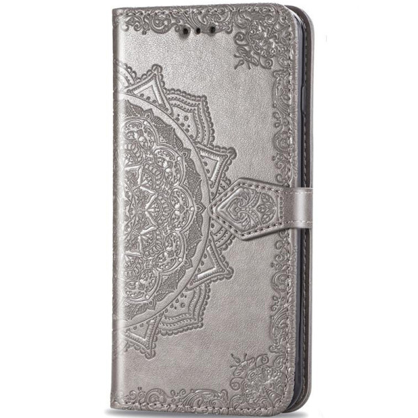 

Кожаный чехол (книжка) Art Case с визитницей для Samsung Galaxy M20 Серый (102729)