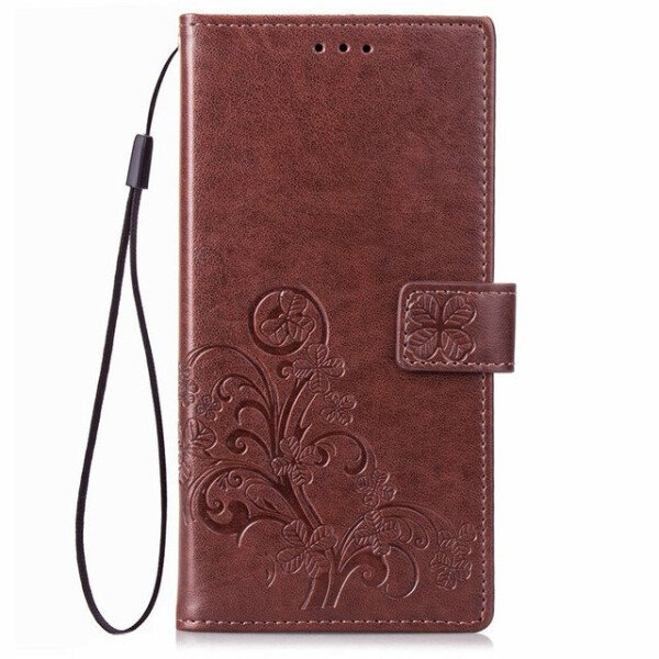 

Кожаный чехол (книжка) Four-leaf Clover с визитницей для Xiaomi Mi 8 Lite / Mi 8 Youth (Mi 8X) Коричневый (94180)