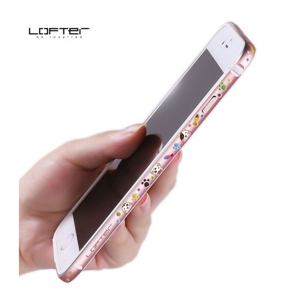 

Металлический бампер Lofter Cutie Series для Apple iPhone 8 plus (5.5) Котик / Черный (53465)