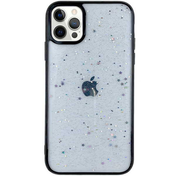 

TPU+PC чехол Shiny Stars для iPhone 12 Pro (Черный) (1091526)