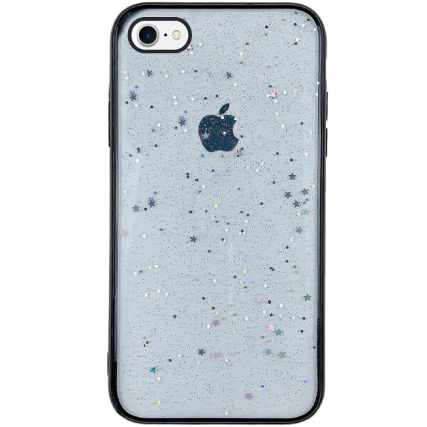 

TPU+PC чехол Shiny Stars для iPhone SE (2020) (Черный) (1091540)