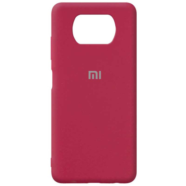 

Чехол Silicone Cover Full Protective (AA) для Xiaomi Poco X3 NFC (Красный / Rose Red) (1091016)