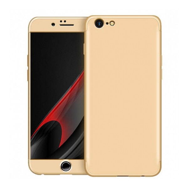 

Пластиковая накладка GKK LikGus 360 градусов для Apple iPhone 6/6s (4.7) Золотой (78537)