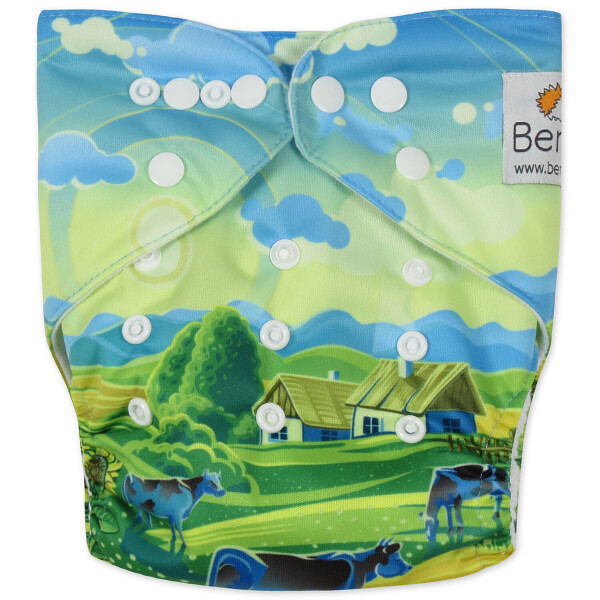 

Подгузник многоразовый c вкладышем Berni Kids (3-15 кг) Зеленый (44621)