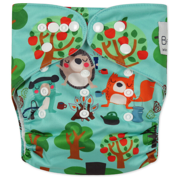 

Подгузник многоразовый c вкладышем Berni Kids (3-15 кг) Бирюзовый (44624)