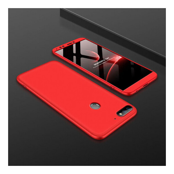 

Пластиковая накладка GKK LikGus 360 градусов для Huawei Y7 Prime (2018) / Honor 7C pro Красный (86041)
