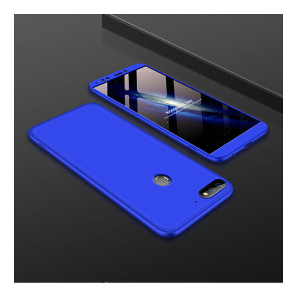 

Пластиковая накладка GKK LikGus 360 градусов для Huawei Y7 Prime (2018) / Honor 7C pro Синий (86043)