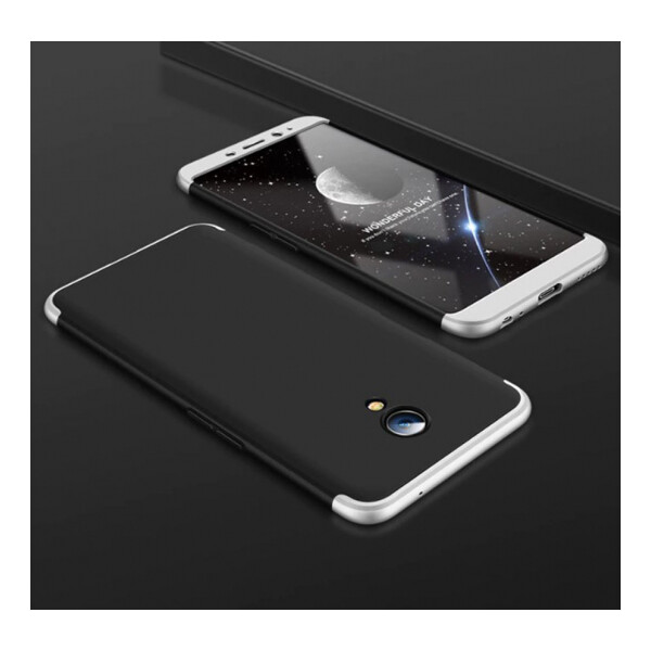 

Пластиковая накладка GKK LikGus 360 градусов для Meizu M3 Note Черный / Серебряный (85928)