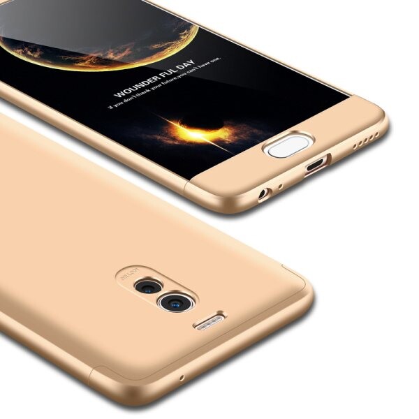 

Пластиковая накладка GKK LikGus 360 градусов для Meizu M6 Note Золотой (85938)