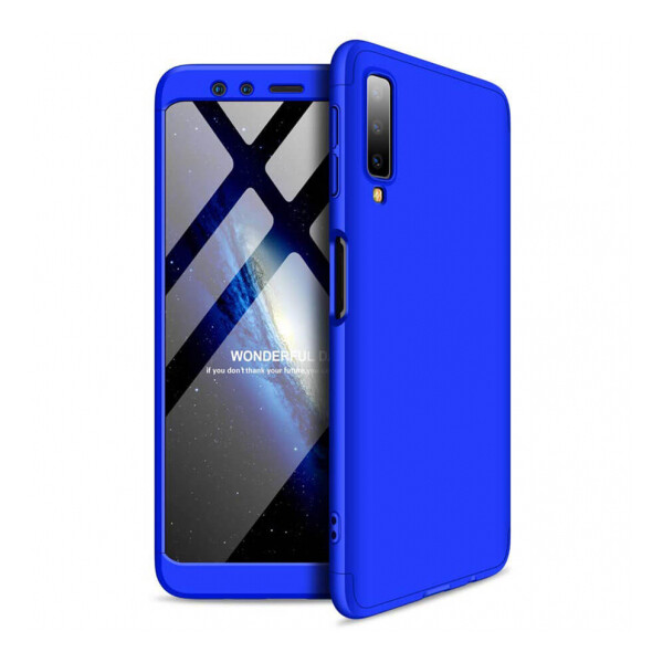 

Пластиковая накладка GKK LikGus 360 градусов для Samsung A750 Galaxy A7 (2018) Синий (89867)