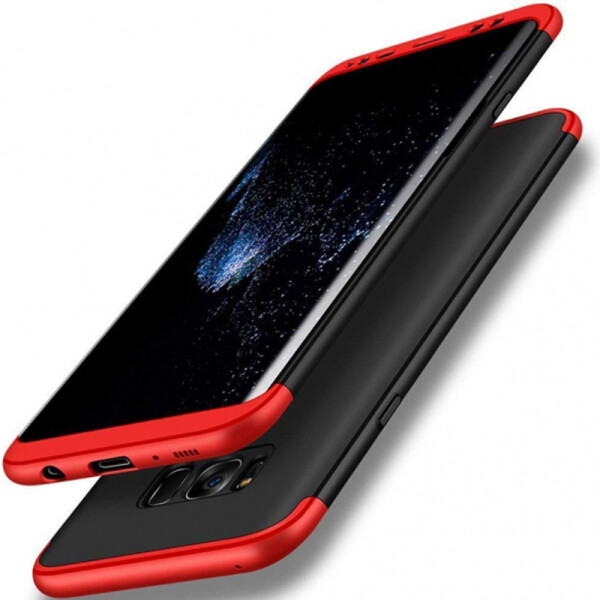 

Пластиковая накладка GKK LikGus 360 градусов для Samsung G950 Galaxy S8 Черный / Красный (91073)