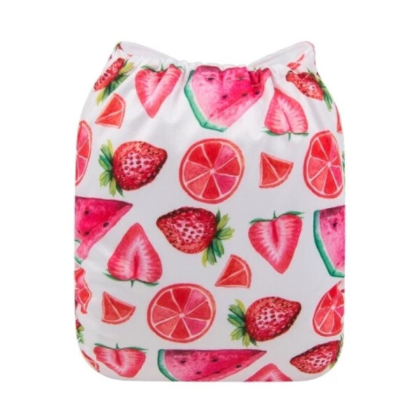 

Подгузник многоразовый c вкладышем Фруктовый микс Berni Kids (3-15 кг) Белый (54608)