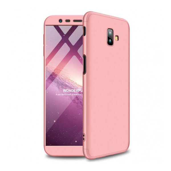 

Пластиковая накладка GKK LikGus 360 градусов для Samsung Galaxy J6+ (2018) (J610F) Розовый / Rose Gold (89675)
