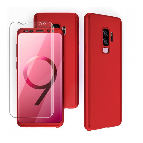 

Пластиковая накладка GKK LikGus 360 градусов для Samsung Galaxy S9+ Красный (78592)
