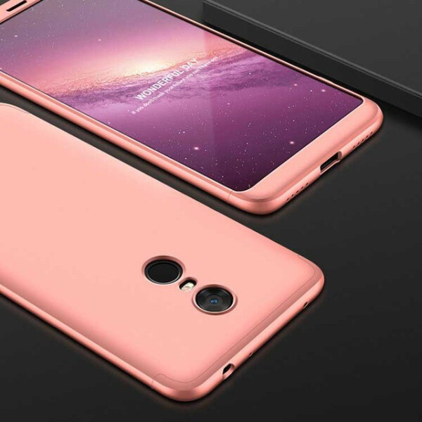 

Пластиковая накладка GKK LikGus 360 градусов для Xiaomi Redmi 5 Plus / Redmi Note 5 (SC) Розовый / Rose Gold (78621)