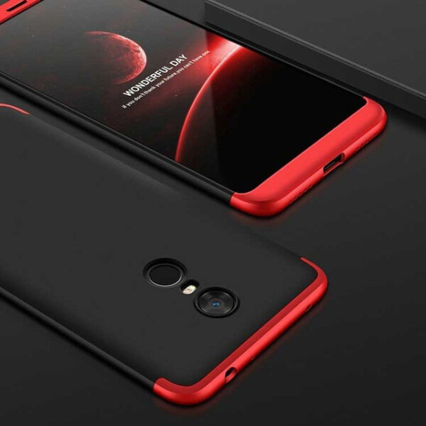 

Пластиковая накладка GKK LikGus 360 градусов для Xiaomi Redmi 5 Plus / Redmi Note 5 (SC) Черный / Красный (78624)