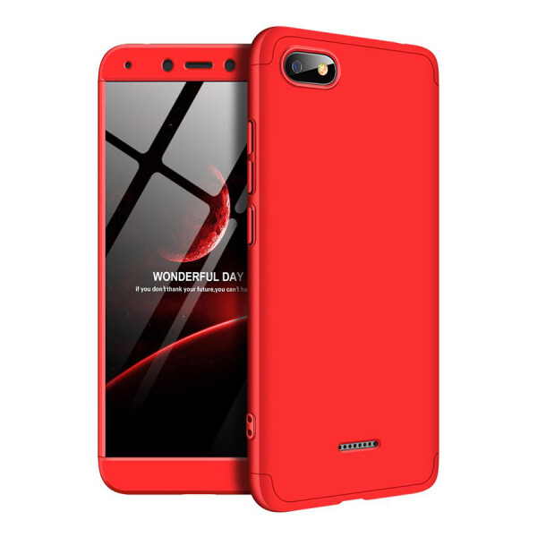

Пластиковая накладка GKK LikGus 360 градусов для Xiaomi Redmi 6A Красный (87213)