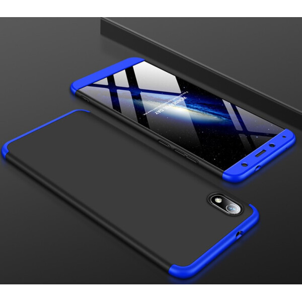 

Пластиковая накладка GKK LikGus 360 градусов для Xiaomi Redmi 7A Черный / Синий (106176)