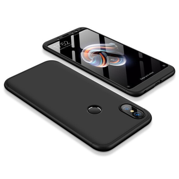 

Пластиковая накладка GKK LikGus 360 градусов для Xiaomi Redmi Note 5 Pro / Note 5 (DC) Черный (78646)