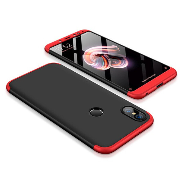 

Пластиковая накладка GKK LikGus 360 градусов для Xiaomi Redmi Note 5 Pro / Note 5 (DC) Черный / Красный (78648)