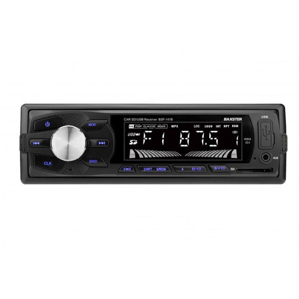 

Автомагнитола USB Baxster BSF-141 Blue