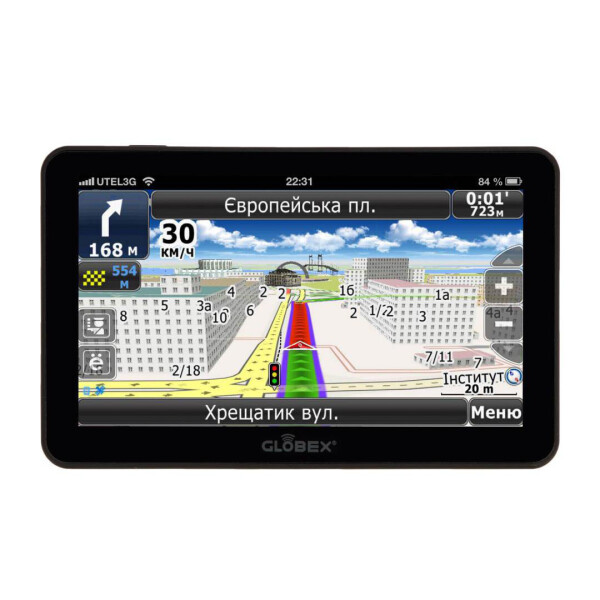 

Автомобильный GPS навигатор Globex GE711