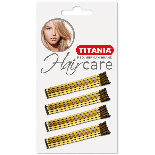 

Зажимы для волос, 7 см, золотистые, 20 шт. 8061/7B