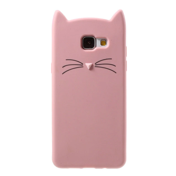 

Силиконовая накладка 3D Cat для Samsung A320 Galaxy A3 (2017) Розовый (98511)