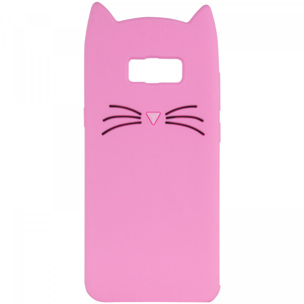 

Силиконовая накладка 3D Cat для Samsung G955 Galaxy S8 Plus Розовый (106802)
