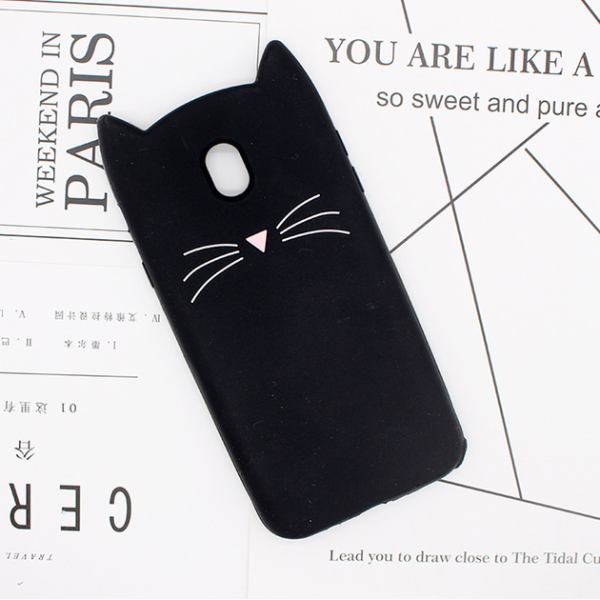 

Силиконовая накладка 3D Cat для Samsung J330 Galaxy J3 (2017) Черный (98552)