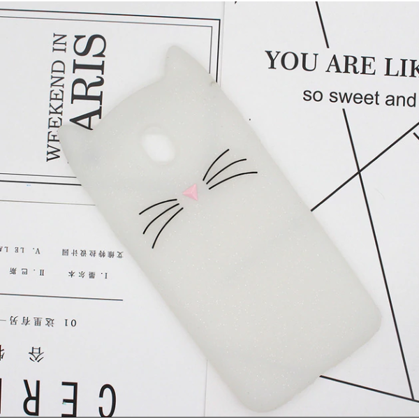 

Силиконовая накладка 3D Cat для Samsung J730 Galaxy J7 (2017) Белый (98566)