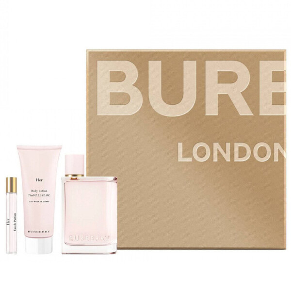 

Набор Burberry Her - set (edp 100 ml + edp 7.5 ml mini + b/l 75 ml)