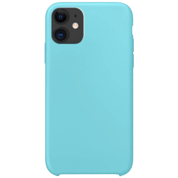 

Силиконовый чехол Soft cover для Apple iPhone 11 (6.1) Бирюзовый / Ice Blue (113174)