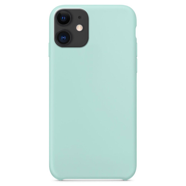 

Силиконовый чехол Soft cover для Apple iPhone 11 (6.1) Голубой / Marine Green (113175)