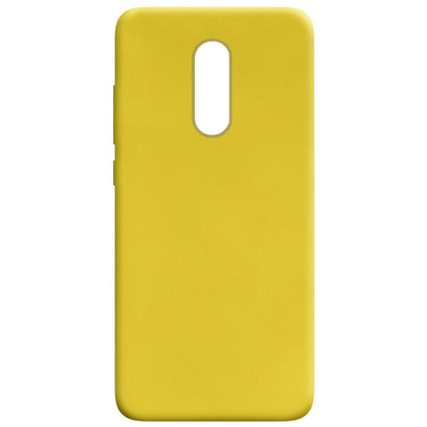 

Силиконовый чехол Candy для Xiaomi Redmi 5 Plus / Redmi Note 5 (SC) Желтый (155196)